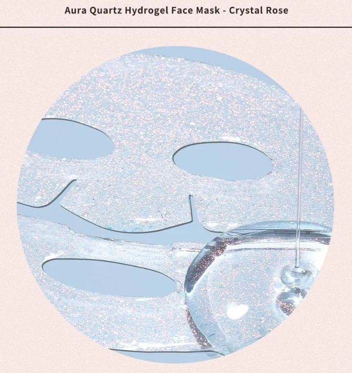 Aura Quartz Hydrogel Face Sheet Mask Crystal Rose-Petitfee