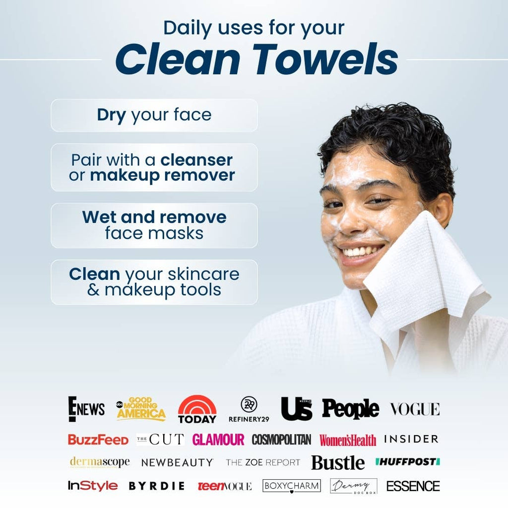 Clean Towels XL™ Travel (10ct)- Clean Skin Club