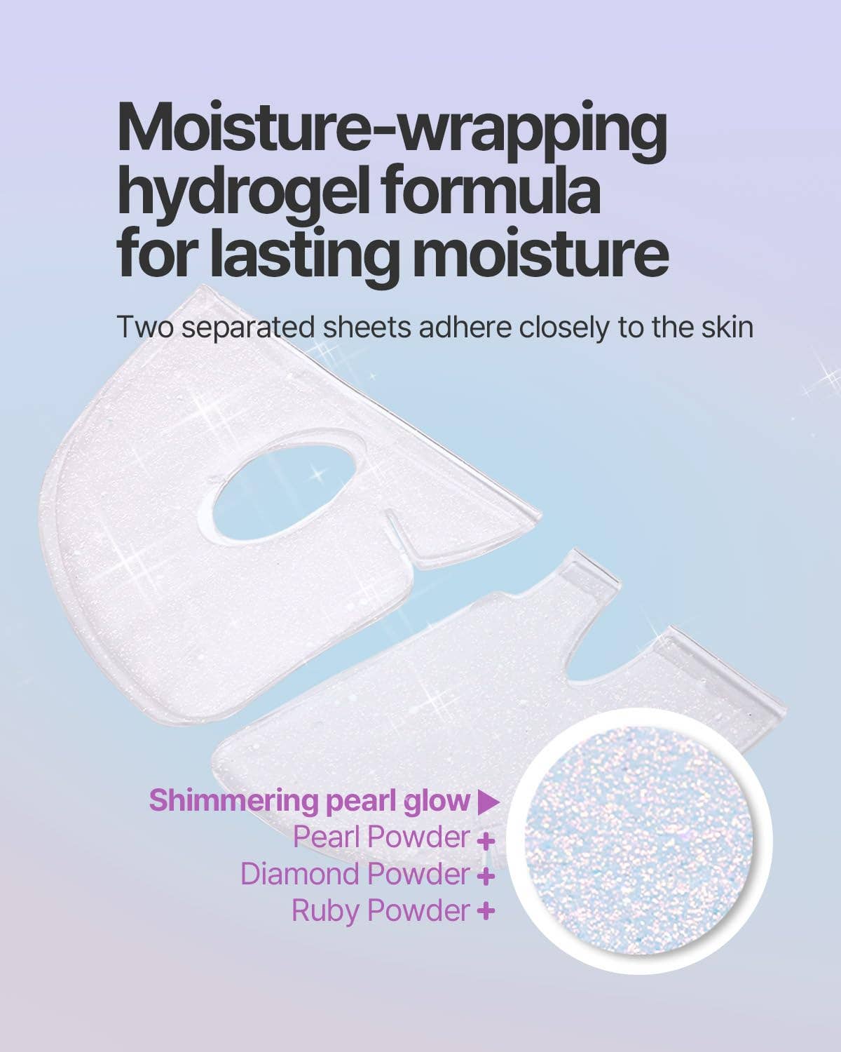 Aura Quartz Hydrogel Face Sheet Mask Crystal Rose-Petitfee