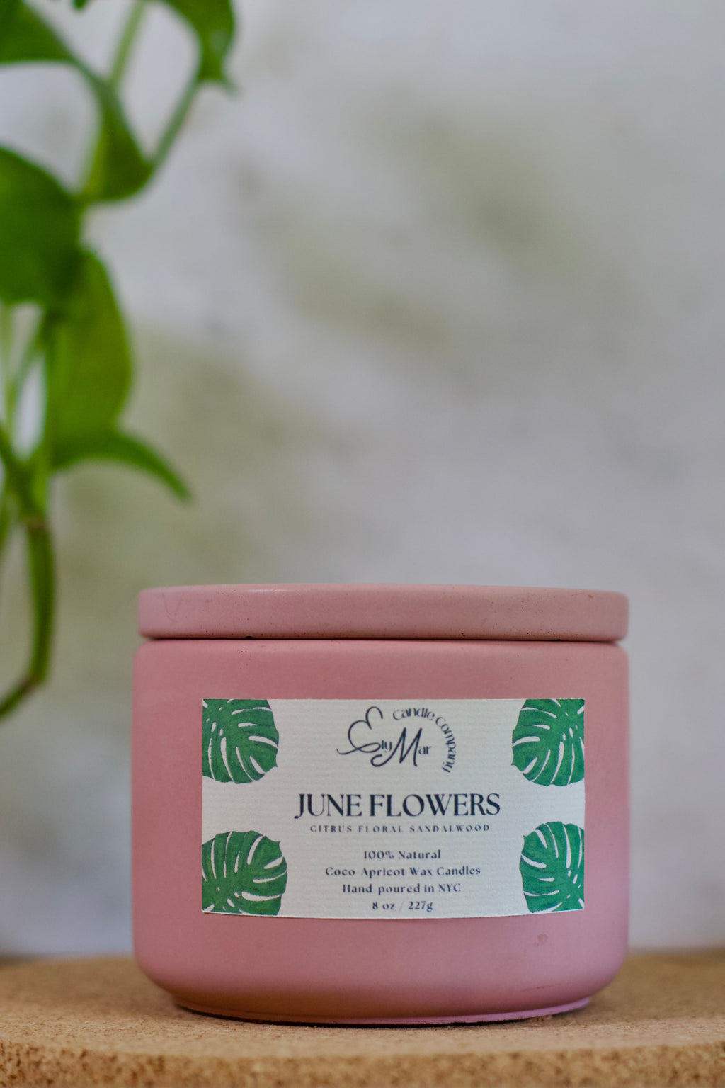 June Flowers Candle