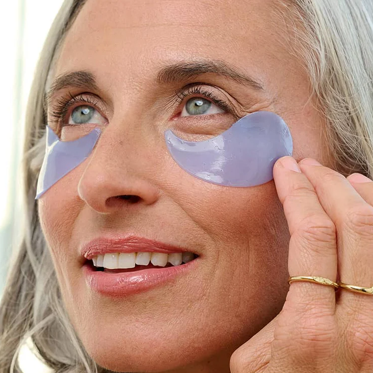 Served on Chilled Ice Firming Under Eye Patches-Patchology