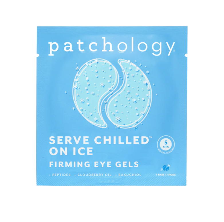 Served on Chilled Ice Firming Under Eye Patches-Patchology